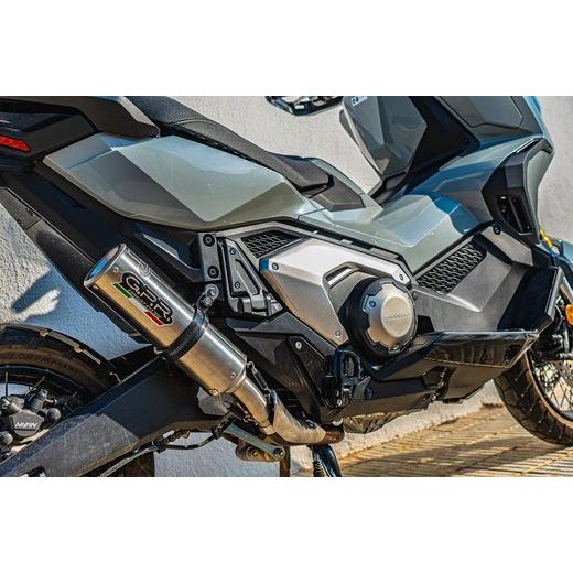 Slip-on exhaust GPR M3 HON.269.M3.INOX Brushed Stainless steel including removable db killer and link pipe