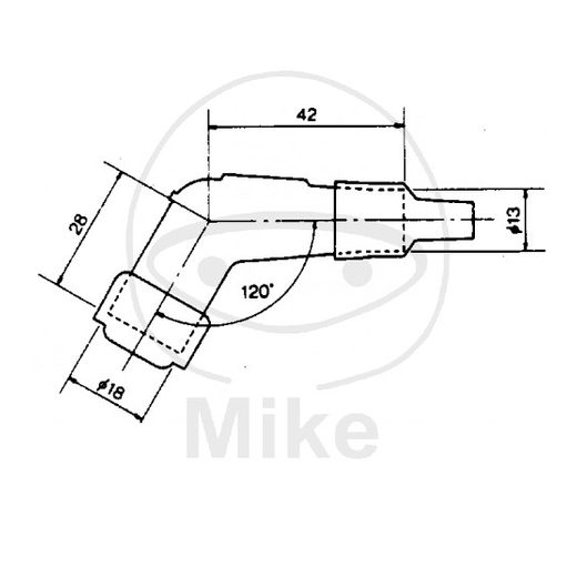 Zündkerzenendstück NGK YB05F