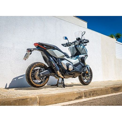 Slip-on exhaust GPR FURORE EVO4 NERO HON.269.1.FNE5 Matte Black including removable db killer and link pipe