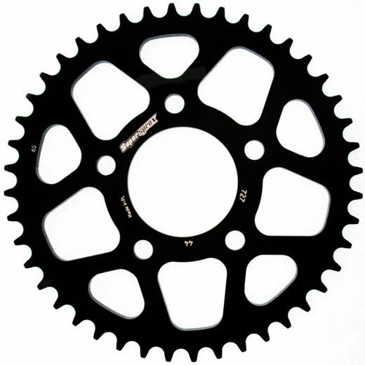 Aluminium-Ketten Rad SUPERSPROX RAL-727:44-BLK schwarz 44T, 525