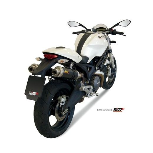 2 Auspuffendstücke MIVV GP D.023.L2S Carbon