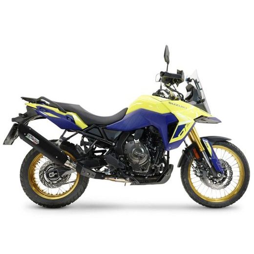 Slip-on exhaust GPR FURORE-X TITANIO NERO E5.S.207.7.FUXTITBL Titanium Matte Black including removable db killer and link pipe