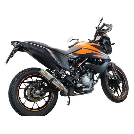 Slip-on exhaust GPR DEEPTONE INOX KT.99.1.RACE.DE Brushed Stainless steel including link pipe