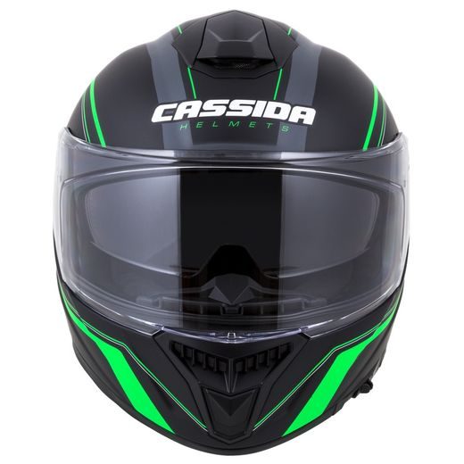 Full face helmet CASSIDA Integral GT 2.0 Reptyl black/ green/ white M