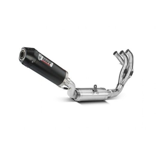 Full exhaust system 3x1 MIVV OVAL Y.069.L3C Carbon / Carbondeckel