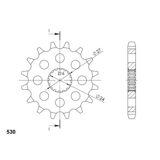 Ritzel SUPERSPROX CST-423:18 18T, 530