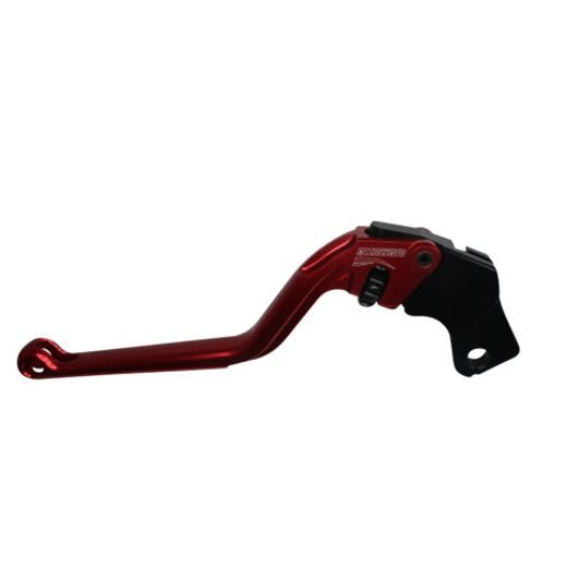 Clutch Lever ACCOSSATO fixed CNC-worked aluminium, red