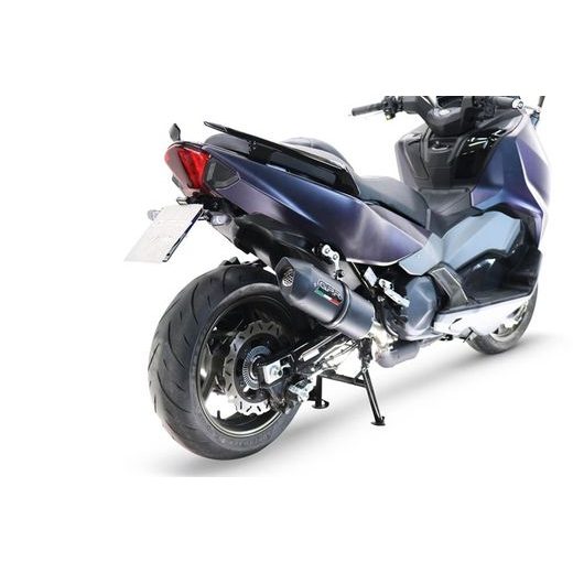 Slip-on exhaust GPR FURORE EVO4 NERO E5.SY.8.FNE4 Matte Black including removable db killer and link pipe