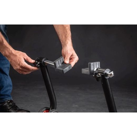 Universal rear stand LV8 E620LG.BK with rubber cursors schwarz