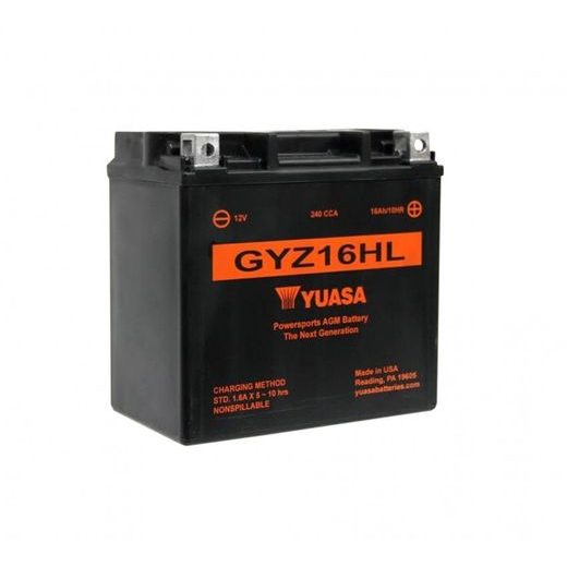 Werkaktivierte Motorradbatterie YUASA GYZ16HL