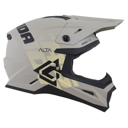 Motocross Helmet CASSIDA CROSS CUP 2 ALTA sand matt/ gray M