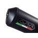 Slip-on exhaust GPR GHISA K.82.GHI Matte Black including removable db killer and link pipe