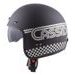 Jet helmet CASSIDA OXYGEN RONDO black matt / silver L