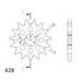Ritzel SUPERSPROX CST-416:15 15T, 428