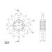 Ritzel SUPERSPROX CST-1371:15 15T, 525