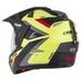 Motocross Helmet CASSIDA TOUR 2.0 X-TRA yellow fluo/black/red/gray/black matt peak S