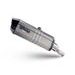 Slip-on exhaust GPR HYPER SONIC E4.BM.107.HYSOTIT Brushed Titanium including removable db killer and link pipe