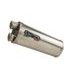 Slip-on exhaust GPR DUAL VO.6.DUAL.IO Matte Inox including removable db killer and link pipe