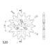 Ritzel SUPERSPROX CST-1445:14 14T, 520