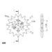Ritzel SUPERSPROX CST-252:14 14T, 420