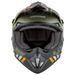 Motocross Helmet CASSIDA CROSS CUP SONIC matt green /orange XS