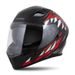 Full face helmet CASSIDA Orbit Strix red, gray, white, black M