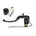 Homologated radial brake master cylinder ACCOSSATO RB090N with folding lever and oil reservoir kit included