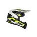 Motocross Helmet CASSIDA CROSS CUP TWO white/ yellow fluo/ black/ grey L