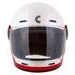 Full face helmet CASSIDA Fibre OPG white/ blue/ red XS