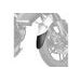 Front fender extension PUIG 6174N schwarz
