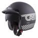 Jet helmet CASSIDA OXYGEN RONDO black matt / silver S