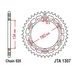 Aluminium-Ketten Rad JT JTA 1307-42BLK 42T, 525 schwarz