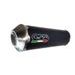 Slip-on exhaust GPR EVO4 ROAD SC.CAT.14.EVO4 Matte Black including removable db killer, link pipe and catalyst