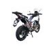 Dual slip-on exhaust GPR TRAIL / OFF-ROAD E5.H.275.DUAL.IO Matte inox including removable db killers