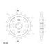 Ritzel SUPERSPROX CST-288:17 17T, 530