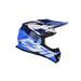 Motocross Helmet CASSIDA CROSS CUP TWO blue/ dark blue/ white S