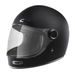 Full face helmet STORMER HISTORY SOLID schwarz matt XS
