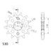 Ritzel SUPERSPROX CST-513:13 13T, 530