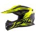 Motocross Helmet CASSIDA CROSS CUP JUNIOR yellow fluo / black / grey