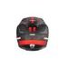 Full face helmet CASSIDA APEX FUSION black matt/ red fluo/ white 2XL