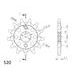 Ritzel SUPERSPROX CST-1321:13 13T, 520