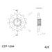 Ritzel SUPERSPROX CST-1594:15 15T, 428
