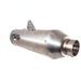 Slip-on exhaust GPR Pentacross Inox PNT.MX.75.IO Brushed Stainless steel including link pipe