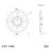 Ritzel SUPERSPROX CST-1450:14 14T, 520