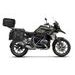 Set of SHAD TERRA TR40 adventure saddlebags and SHAD TERRA aluminium top case TR55 PURE BLACK, including mounting kit SHAD BMW R1250GS ADVENTURE