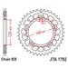 Aluminium-Ketten Rad JT JTA 1792-44BLK 44T, 525 schwarz
