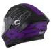 Full face helmet CASSIDA Orbit Multivers black matt,purple,gray,white M