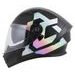 Full face helmet CASSIDA Orbit Grind Absolut black matt, holografic M