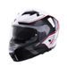 Full face helmet STORMER ZS-1001 TAKEN white, red, pearly XS