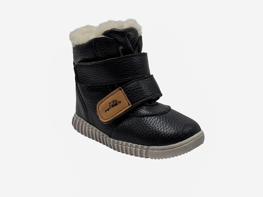 PEGRES B 1706 0.1 Black in black, barefoot shoe